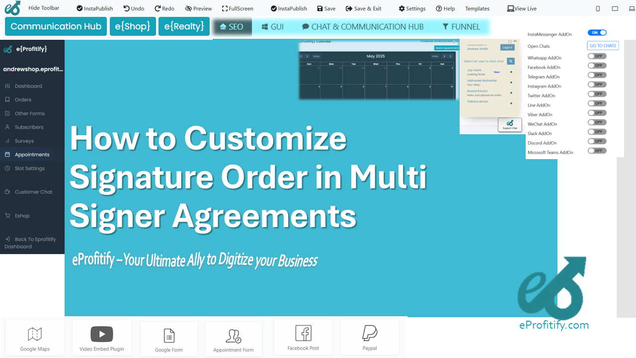 How to Customize Signature Order in Multi Signer Agreements